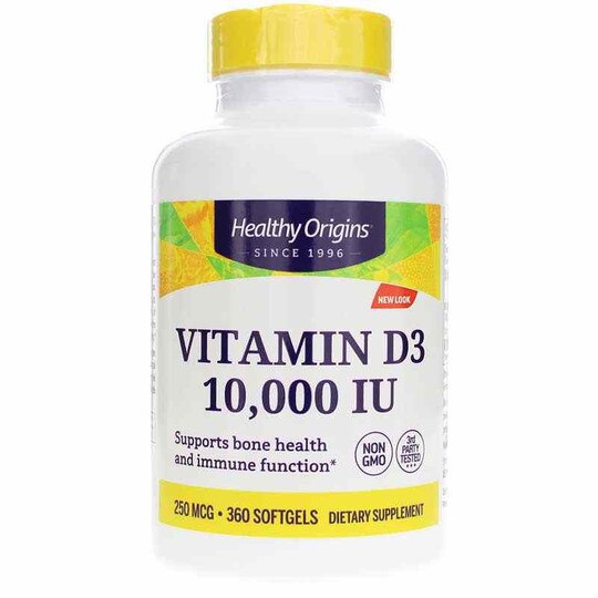 Vitamin D3 10000 IU (250mcg), HLO